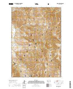 Deer Canyon 2020 topographic map thumbnail