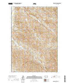 Deer Creek Buttes 2020 topographic map thumbnail