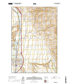 Deer Lodge 2020 topographic map thumbnail