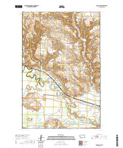 Dodson Dam 2020 topographic map thumbnail