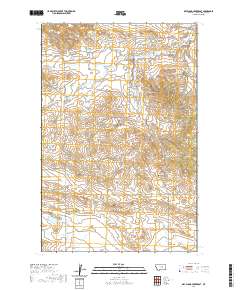 Dry Blood Creek East 2020 topographic map thumbnail