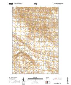 Dry Blood Creek West 2020 topographic map thumbnail