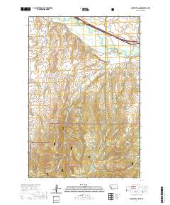 Dunkleberg Creek 2020 topographic map thumbnail