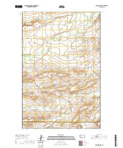 Dupuyer East 2020 topographic map thumbnail