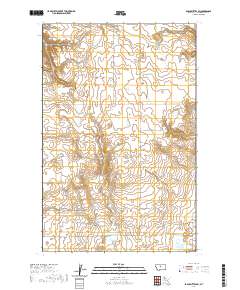 Eagle Buttes SW 2020 topographic map thumbnail