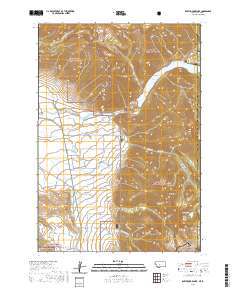 Earthquake Lake 2020 topographic map thumbnail