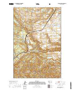 East Glacier Park 2020 topographic map thumbnail