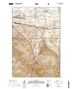East Helena 2020 topographic map thumbnail