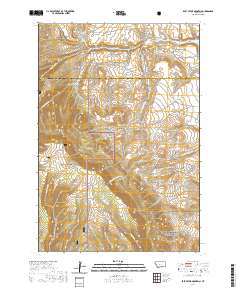 East Pryor Mountain 2020 topographic map thumbnail