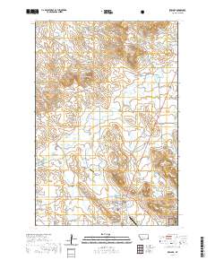 Ekalaka 2020 topographic map thumbnail