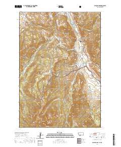 Electric Peak 2020 topographic map thumbnail