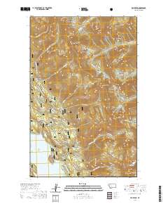 Felix Peak 2020 topographic map thumbnail