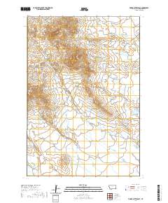 Finger Buttes East 2020 topographic map thumbnail