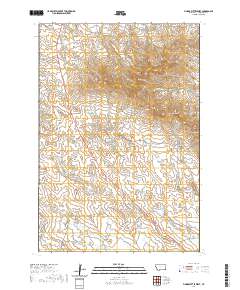Finger Buttes West 2020 topographic map thumbnail