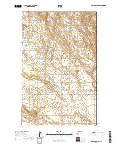 Fivemile Coulee East 2020 topographic map thumbnail