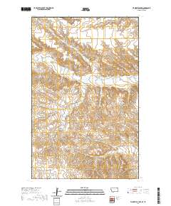 Flaherty Coulee 2020 topographic map thumbnail