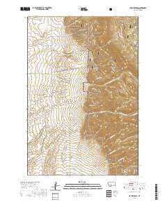 Flathead Pass 2020 topographic map thumbnail