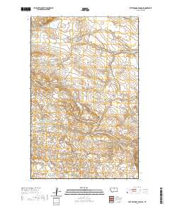 Fort Belknap Agency SE 2020 topographic map thumbnail
