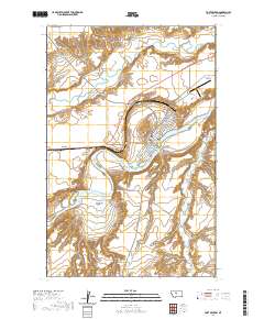 Fort Benton 2020 topographic map thumbnail