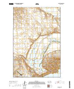 Fort Peck 2020 topographic map thumbnail