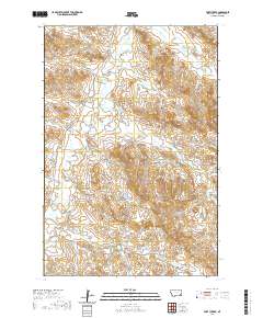 Forty Creek 2020 topographic map thumbnail