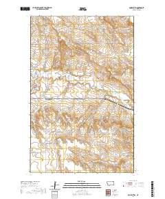 Four Buttes 2020 topographic map thumbnail