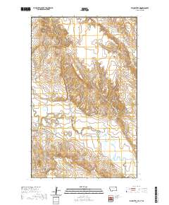 Four Buttes NE 2020 topographic map thumbnail