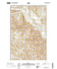 Four Buttes NW 2020 topographic map thumbnail