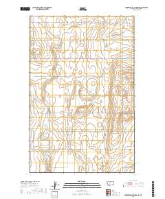 Fourteenmile Coulee NW 2020 topographic map thumbnail