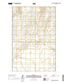 Fourteenmile Coulee SW 2020 topographic map thumbnail