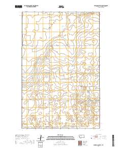Fowler Coulee SE 2020 topographic map thumbnail