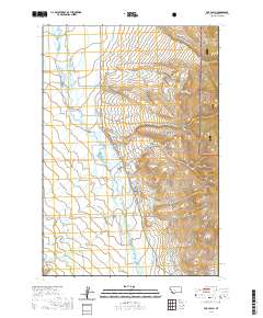 Fox Gulch 2020 topographic map thumbnail