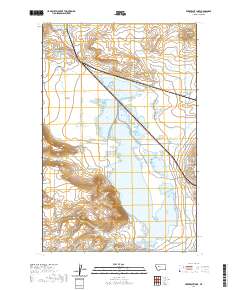 Freezeout Lake 2020 topographic map thumbnail