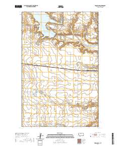 Fresno Dam 2020 topographic map thumbnail