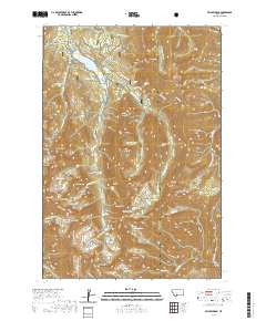 Fridley Peak 2020 topographic map thumbnail