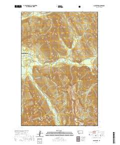 Gable Peaks 2020 topographic map thumbnail