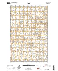 Gady Coulee 2020 topographic map thumbnail