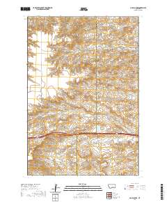 Gails Coulee 2020 topographic map thumbnail