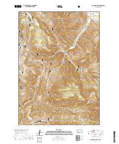 Gallagher Gulch 2020 topographic map thumbnail