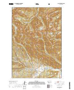 Gallatin Peak 2020 topographic map thumbnail