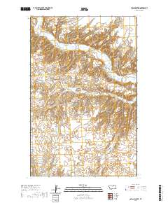Garland Creek 2020 topographic map thumbnail