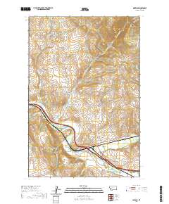 Garrison 2020 topographic map thumbnail