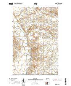 Geddart Lake 2020 topographic map thumbnail