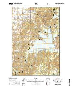 Georgetown Lake 2020 topographic map thumbnail