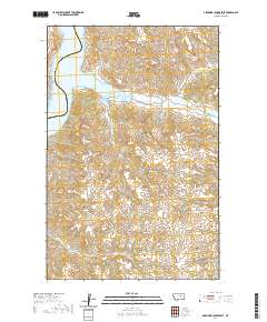 Germaine Coulee East 2020 topographic map thumbnail