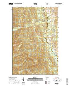 Glenn Creek 2020 topographic map thumbnail