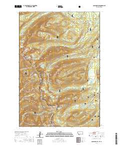 Goldstone Pass 2020 topographic map thumbnail