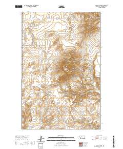 Goose Bill Butte 2020 topographic map thumbnail