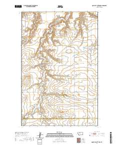 Goose Bill Butte NW 2020 topographic map thumbnail