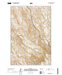 Mount Antelope 2020 topographic map thumbnail